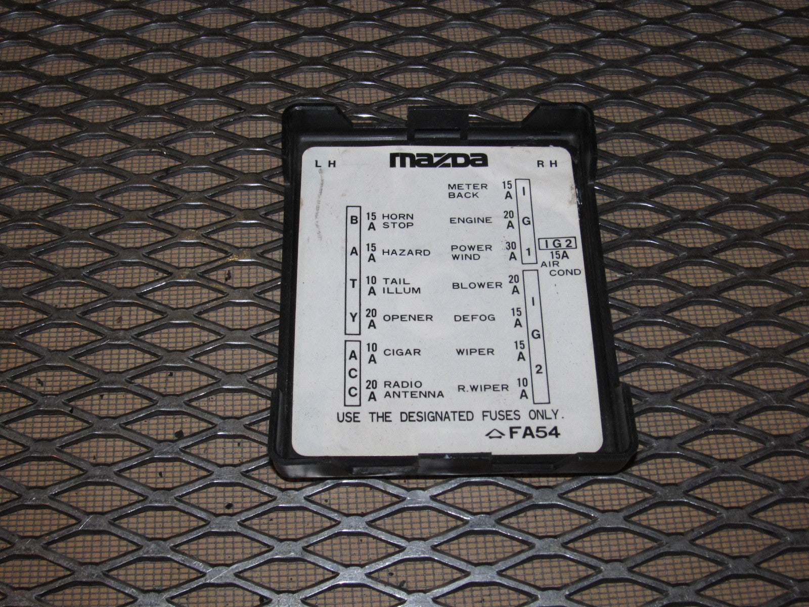 Mazda Rx7 Fuse Box Diagram Wiring Diagram 200